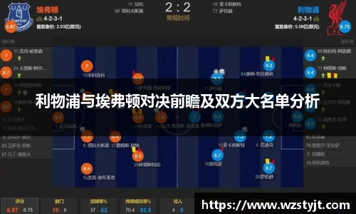 利物浦与埃弗顿对决前瞻及双方大名单分析